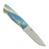 Brisa Trapper 95 knife, Elmax, flat, stab.pagoda, blue
