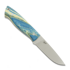 Brisa Trapper 95 knife, Elmax, flat, stab.pagoda, blue