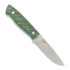 Brisa Trapper 95 ナイフ, Elmax, flat, stab.pagoda, green-black