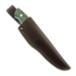 Brisa Trapper 95 ナイフ, Elmax, flat, stab.pagoda, green-black