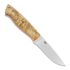 Brisa Trapper 95 kniv, N690 Flat, curly birch