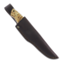 Brisa Trapper 95 puukko, N690 Scandi, curly birch