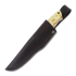Brisa Trapper 95 peilis, O-1 Scandi, curly birch, left