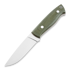 Brisa Trapper 95 peilis, O1 Flat, firesteel, žalia