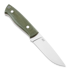 Brisa Trapper 95 peilis, O1 Flat, firesteel, žalia