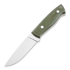 Brisa Trapper 95 puukko, O1 Flat, vihreä