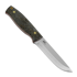 Brisa Trooper 115 knife, scandi, black stab. curly birch, firesteel