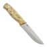 Brisa Trooper 115 peilis, scandi, stabilized curly birch, bushcaft sheath