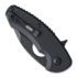 Brous Blades Silent Soldier Flipper Import Blackout kääntöveitsi