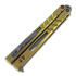 BRS Alpha Beast Premium ALT balisong, gold