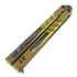 Nož motýlek BRS Alpha Beast Premium ALT, gold