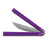 BRS Aluminum Channel Barebones balisong, Purple Anodized