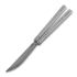 Nož motýlek BRS Aluminum Channel Barebones, Stonewashed