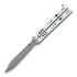 BRS Replicant Premium ALT balisong, white/blue