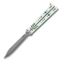 BRS Replicant Premium ALT balisong, white/green