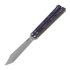 BRS Replicant Premium Tanto balisong, purple/gold