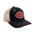 Buck - Mesh Leather Patch Hat Black