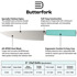 Butterfork Chef's Knife Mint Green