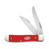 Case Cutlery American Workman Red Synthetic Smooth Mini Trapper pocket knife 73927