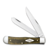 Перочинный нож Case Cutlery Black/Green/Natural Canvas Micarta Smooth Trapper 23470