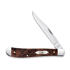 Case Cutlery Brown Maple Burl Smooth Slimline Trapper pocket knife 64063