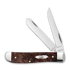 Перочинный нож Case Cutlery Brown Maple Burl Wood Mini Trapper 64062