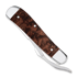 Case Cutlery Brown Maple Burl Wood Smooth RussLock pocket knife 64068