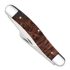 Pocket knife Case Cutlery Brown Maple Burl Wood Smooth Stockman 64065