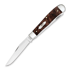 Case Cutlery Brown Maple Burl Wood Smooth Trapper linkkuveitsi 64060