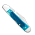Case Cutlery Caribbean Blue Bone Sawcut Jig Mini CopperLock pocket knife 25585