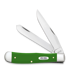 Case Cutlery Green Synthetic Smooth Trapper linkkuveitsi 53390