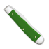 Case Cutlery Green Synthetic Smooth Trapper pocket knife 53390