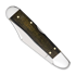 Case Cutlery Mini CopperLock, Black/Green/Natural Canvas Micarta Smooth 23475