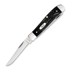 Case Cutlery Mini Trapper, Black Synthetic Rough Jig 18237