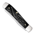 Case Cutlery Mini Trapper, Black Synthetic Rough Jig 18237