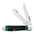 Case Cutlery Mini Trapper, Hunter Green Bone Deep Canyon Jig 75834