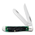 Case Cutlery Mini Trapper, Hunter Green Bone Deep Canyon Jig 75834