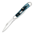 Case Cutlery Peanut, Pocket Worn Mediterranean Blue Bone Peach Seed Jig 51858