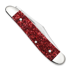 Case Cutlery Peanut, Ruby Red Stardust Kirinite 67007