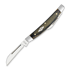 Case Cutlery Small Congress, Black/Green/Natural Canvas Micarta 23477