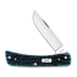 Case Cutlery Sod Buster, Pocket Worn Mediterranean Blue Bone Peach Seed Jig 51854
