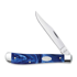 Case Cutlery SparXX Blue Pearl Kirinite Smooth Slimline Trapper pocket knife 23445