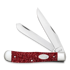 Case Cutlery Trapper, Ruby Red Stardust Kirinite 67000