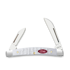 Case Cutlery White Synthetic Standard Jig Small Congress pocket knife 60198