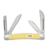 Case Cutlery Yellow Synthetic Smooth Small Congress pocket knife 81098