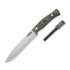 Casstr&ouml;m - No.14 SFK Green Micarta with Fire striker, left