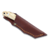 Casström Safari Mini Hunter kniv, stab. curly, leather 10618