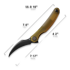 Cavol Mantis C09 Ultem Black sulankstomas peilis