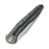 Navalha CH Knives Wartex-SL - Damascus - Titanium Flaming + CF