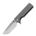 Coltello pieghevole Chaves Knives Integral T.A.K Drop Point, Stonewashed Ti, Satin